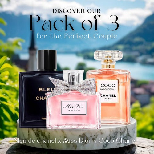 مجموعة من 3 عطور للأزواج